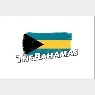The Bahamas flag Posters and Art